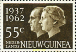 348832 MNH NUEVA GUINEA HOLANDESA 1962 BODAS DE PLATA - Nouvelle Guinée Néerlandaise