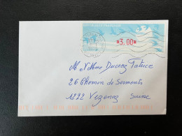 ENVELOPPE LISA / LA BALME DE SILLINGY 1999 POUR VEZENAZ SUISSE - Storia Postale