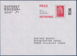 Postréponse Entier Enveloppe Type Marianne De Beaujard Timbre 4230 Neuf TVP LP Gustave Roussy - PAP : Bijwerking /Beaujard