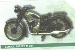 Poland:Used Phonecard, Telekomunikacja Polska S.A., 25 Units, Motorbike Sokol 600 RT M 211 - Motorfietsen