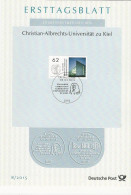 Allemagne - 2015 - 350è Anniversaire De L'université Christian Albrecht De Kiel - N° 2948 Oblitérés - 2011-…