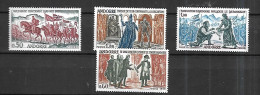 ANDORRE 1963 - 64 Cat N° 167 à 170 Série N** MNH - Verzamelingen