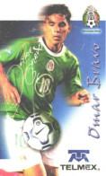 Mexico:Used Phonecard, Telmex, 30 $, Football Player Omar Bravo - Mexique