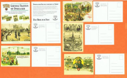 1 Dinkel Acker Lebendige Tradition Mit Dinkelacker 6 Stuks Voll. Serie Comp. 5 Postkaarten + 1 Reclame Kaart - Posters