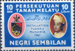 340216 MNH MALASIA. NEGRI SEMBILAN 1961 IMPLANTACION - Negri Sembilan