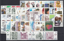 ESPAÑA 1998 Nº 3525/3613 AÑO COMPLETO NUEVO, MNH **, MENOS 3544/3545 Y 3544C , 50 SELLOS,2 HB,2 MP,1 BLOQUE - Ganze Jahrgänge