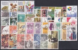 ESPAÑA 1986 Nº2825/2873 AÑO COMPLETO NUEVO, MNH **,47 SELLOS,1 HB,4 CARNETS - Volledige Jaargang