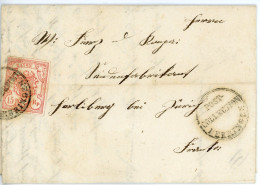 Rayon III Grosse Wertz., Post-Collection-Beringen Nach Züri - 1843-1852 Federale & Kantonnale Postzegels