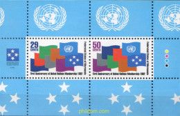 343948 MNH MICRONESIA 1992 PRIMER ANIVERSARIO DE LA PERMANENCIA EN LA ONU - Micronésie