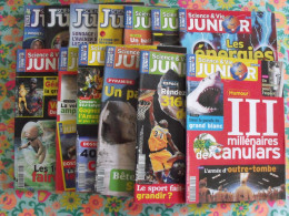 Lot De 13 Revues Science Et Vie Junior 2001-2004 - Wetenschap