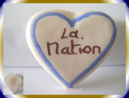 Clamecy ... Révolution 1789 .. Coeur Bleu ... La Nation...(1989) - Antiguos