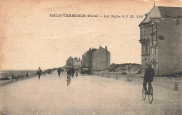 FRANCE - Dunkerque - Malo Terminus Nord - La Digue EFM - Vélos - Carte Postale Ancienne - Dunkerque