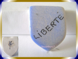 Clamecy ... Révolution 1789 ..Blason Bleu ... Liberté....(1989) - Antiche