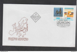 BULGARIA, FDC, EUROPA, ART  (010) - 1993