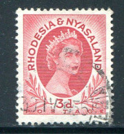 RHODESIE ET NYASALAND- Y&T N°4- Oblitéré - Rhodesia & Nyasaland (1954-1963)