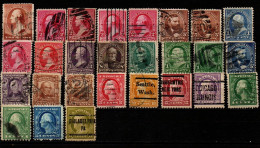 USA 1882 - 1916 - Lot Präsidenten - Gestempelt Used - Undurchsucht Nach Zähnungen Und Wasserzeichen - Collections
