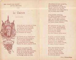 CONTES - FABLES - LÉGENDES - Les Chants Du Soldat - Le Clairon - Paul Déroulède - Carte Postale Ancienne - Vertellingen, Fabels & Legenden