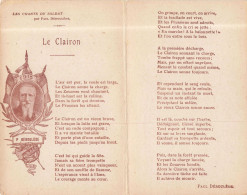 CONTES - FABLES - LÉGENDES - Les Chants Du Soldat - Le Clairon - Paul Déroulède - Carte Postale Ancienne - Fiabe, Racconti Popolari & Leggende