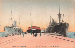 [-10%] JAPON - View Of Yokohama - Port - Colorisé - Carte Postale Ancienne - Yokohama