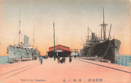 JAPON - View Of Yokohama - Port - Colorisé - Carte Postale Ancienne - Yokohama