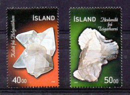 Islandia Serie Nº Yvert 870/71 ** MINERALES (MINERALS) - Unused Stamps