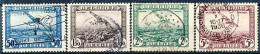 TIMBRE  ZEGEL STAMP  BELGIQUE POSTE AERIENNE PA1-PA4 OBLITERES - Oblitérés