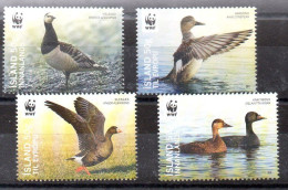 Islandia Serie Nº Yvert 1225/28 ** PATOS (DUCKS) - Unused Stamps