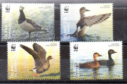 Islandia Serie Nº Yvert 1225/28 ** PATOS (DUCKS) - Ongebruikt