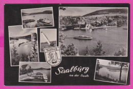 292770 / Germany DDR Saalburg An Der Saale , Ship Sailing PC USED 1964 - 10+10 Pf. Walter Ulbricht German Politician - Saalburg