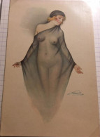 Cpa Illustrateur Signée Suz MEUNIER, Parisian Girl, érotique, Seins Nus, Trasparences éd L-E Série 5017, Non écrite - Meunier, S.