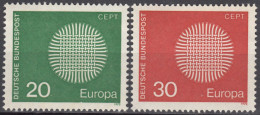 N° 483 Et N° 484 D'Allemagne ( République Fédérale ) - X X - ( E 556 ) - 1970