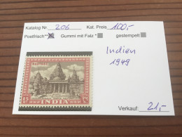 Indien 1949 Postfrisch ** MNH** - Ungebraucht