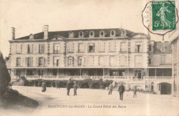 FRANCE - Martigny-les-Bains - Le Grand Hôtel Des Bains - Animé - Carte Postale Ancienne - Neufchateau