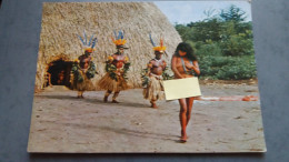 CPSM DANSE RITUELLE YAMARICUMA FEMMES SEINS NUS HOMME PARC XINGU AMERIQUE BRASIL BRESIL NATIVO AMAZONIE ETHNIQUE CULTURE - America