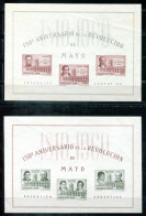 ARGENTINIEN Block 13-14, Bl.13-14 Mnh (see TEXT !!!) - 150.Jahrestag Der Revolution - ARGENTINA / ARGENTINE - Blocs-feuillets