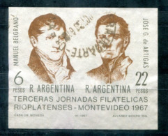 ARGENTINIEN Block 18, Bl.18 Canc. - Montevideo '67 - ARGENTINA / ARGENTINE - Blocks & Kleinbögen