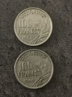 LOT 2 * 100 FRANCS COCHET 1955 & 1955 B BEAUMONT-LE-ROGER FRANCE - 100 Francs