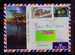 Sp9954 NOUVELLE-CALEDONIE Stage-coaches Posts Stamp's Day 1973 Touristic Cover NOUMEA MUSEUM Fleches Faitieres Mailed - Stage-Coaches