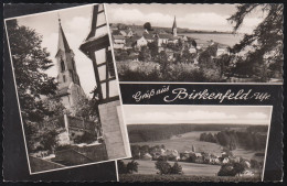 D-97834 Birkenfeld - Alte Ansichten - Ortsansicht Mit Kirche - Stamp 1961 - Karlstadt
