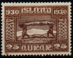 ISLANDE 1930 * - Neufs