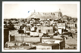 00804*SYRIA*ALEPPO*VIEW OF CITADEL*ECHTE PHOTOGRAPHIE*1953 - Syrie