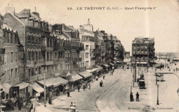 FRANCE - Le Tréport - Quai François Premier - Animé - Carte Postale Ancienne - Le Treport