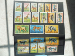 Burundi Serie 80/94 Mh Plakken 1964 ( Le 5 Fr Abime Et Le 3.5 Obllitéré ) Pa 1/7 Oblitéré Gestempelt - Unused Stamps