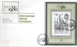 GRANDE BRETAGNE /  / ENVELOPPE FDC BF N°3- EXPOSITION LONDON 1980 - 1971-80 Ediciones Decimal