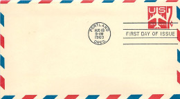 USA - FDC 1960 -  Air Mail  7c. - 1941-60