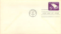 USA - FDC 1965 -  Air Mail  5c. - 1961-80
