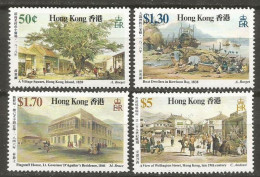 HONG KONG YVERT NUM. 495/498 ** SERIE COMPLETA SIN FIJASELLOS - Ungebraucht