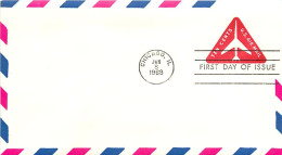 USA - FDC 1968 -  Air Mail    Ten Cents - 1961-80