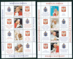 POLAND MNH ** 3860-3867 Pape JEAN PAUL II Religion - Unused Stamps