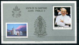 ARGENTINIEN Block 34, Bl.34 Mnh - Papst Johannes Paul II., Pope John Paul II, Pape Jean Paul II - ARGENTINA / ARGENTINE - Blocchi & Foglietti